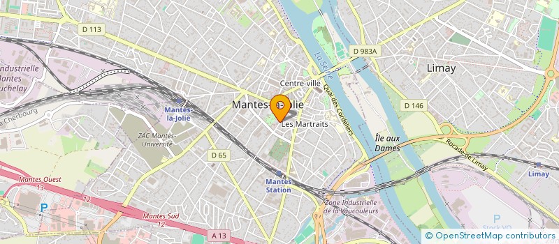 localisation de l'entreprise ASSOCIATION DE CAPOEIRA DE MANTES LA JOLIE  MANTES-LA-JOLIE