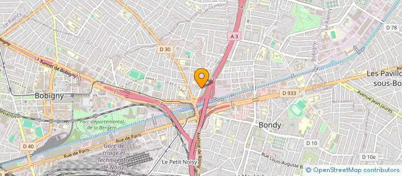 localisation de l'entreprise ASSOCIATION DE CAPOEIRA PERNAMBUCO, GRUPO AXE CAPOEIRA SEINE SAINT DENIS  BOBIGNY