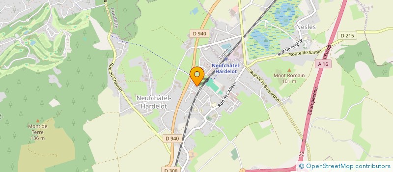 localisation de l'entreprise ASSOCIATION DE CARDIOGOAL DE NEUFCHATEL-HARDELOT DRAGONFLY N-H  NEUFCHATEL-HARDELOT