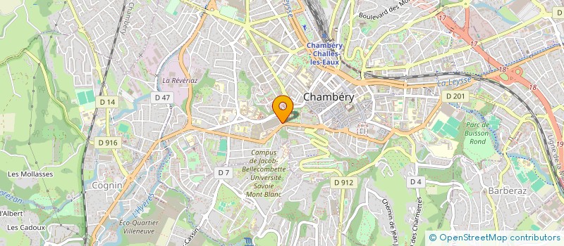 localisation de l'entreprise ASSOCIATION DE CARDIOLOGIE à CHAMBERY