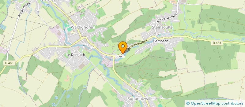 localisation de l'entreprise ASSOCIATION DE CARNAVAL DES JUNGSTORCH - ACJ  STEINSOULTZ