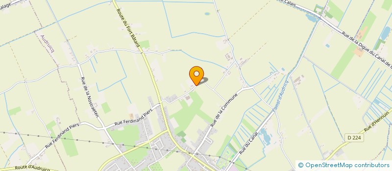 localisation de l'entreprise ASSOCIATION DE CAVALIERS ET MENEURS INDEPENDANTS  AUDRUICQ