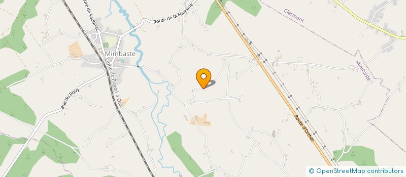 localisation de l'entreprise ASSOCIATION DE CAVALIERS PROPRIETAIRE  DES CASSOU  MIMBASTE