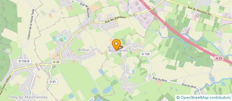 localisation de l'entreprise ASSOCIATION DE CHASSE à BOUSIGNIES