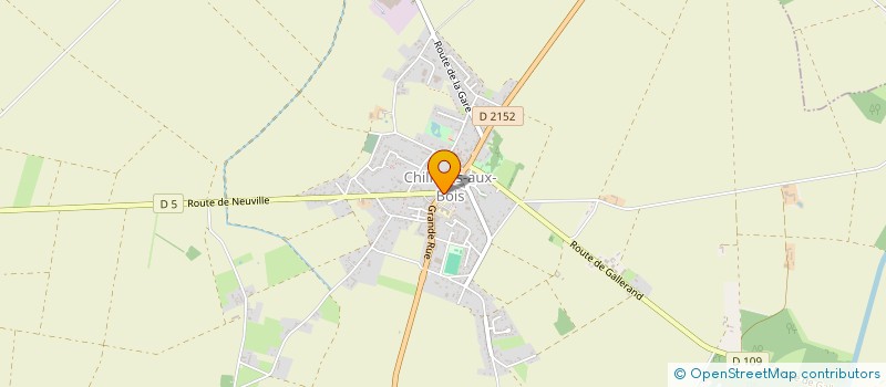 localisation de l'entreprise ASSOCIATION DE CHASSE A FORME COMMUNALE DE CHILLEURS AUX BOIS à CHILLEURS-AUX-BOIS