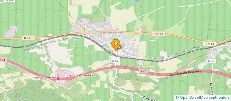 localisation de l'entreprise ASSOCIATION DE CHASSE AGREE DE MOUX  MOUX