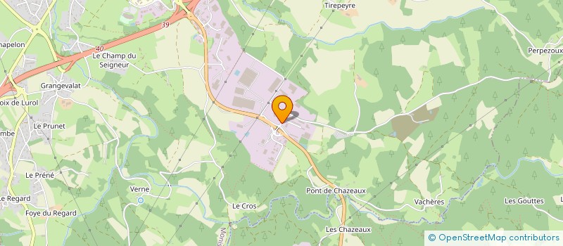 localisation de l'entreprise ASSOCIATION DE CHASSE COMMUNALE AGREE DE MONISTROL SUR LOIRE  MONISTROL-SUR-LOIRE