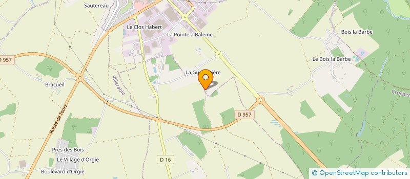 localisation de l'entreprise ASSOCIATION DE CHASSE DE L'ANCIENNE SCIERIE  VENDOME