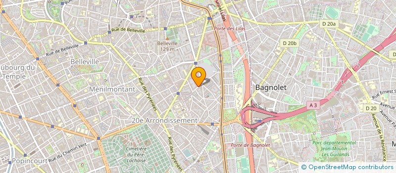 localisation de l'entreprise ASSOCIATION DE CHASSE DE L'ILL  PARIS