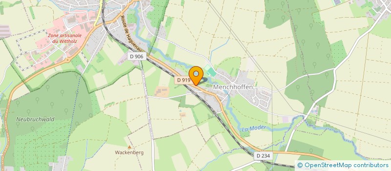 localisation de l'entreprise ASSOCIATION DE CHASSE DE MENCHHOFFEN  MENCHHOFFEN