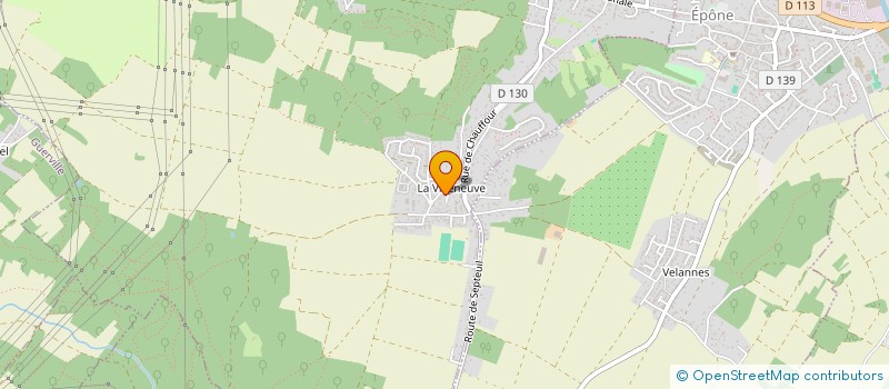 localisation de l'entreprise ASSOCIATION DE CHASSE DE MEZIERES S/SEINE  MEZIERES-SUR-SEINE