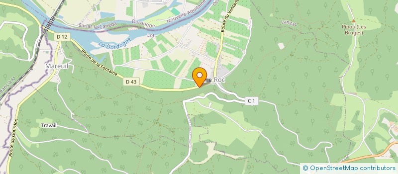 localisation de l'entreprise ASSOCIATION DE CHASSE DE REYREVIGNES COMMUNE DE LACHAPELLE AUZAC  LACHAPELLE-AUZAC