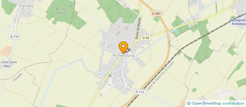localisation de l'entreprise ASSOCIATION DE CHASSE DE RICHEBOURG à RICHEBOURG