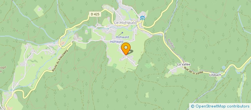 localisation de l'entreprise ASSOCIATION DE CHASSE DES 2 CARRIERES à LE HOHWALD