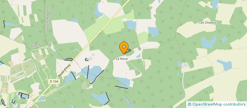 localisation de l'entreprise ASSOCIATION DE CHASSE DES 8 ETANGS  YVOY-LE-MARRON