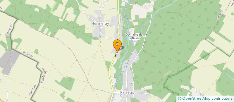 localisation de l'entreprise ASSOCIATION DE CHASSE DES BASSES MASURES  POIGNY-LA-FORET