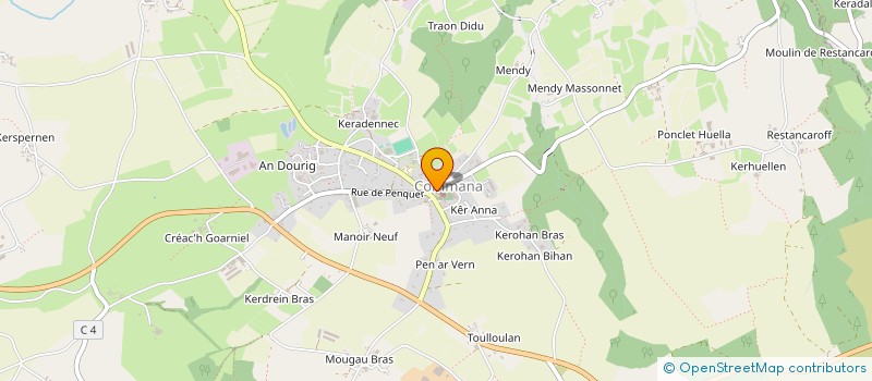 localisation de l'entreprise ASSOCIATION DE CHASSE DES MONTS D'ARREE COMMANA  COMMANA