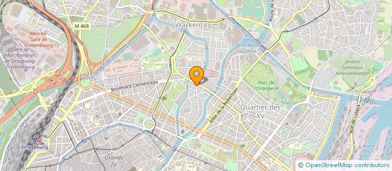 localisation de l'entreprise ASSOCIATION DE CHASSE DU HOHWALD-LE ZUNDELKOPF  STRASBOURG