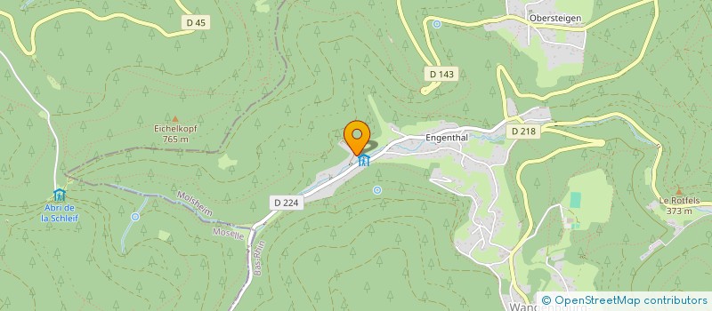 localisation de l'entreprise ASSOCIATION DE CHASSE DU HOHWEINBERG  HANGENBIETEN