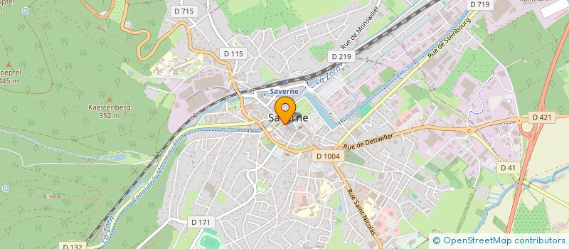 localisation de l'entreprise ASSOCIATION DE CHASSE DU JOHANNESBERG  SAINT-JEAN-SAVERNE