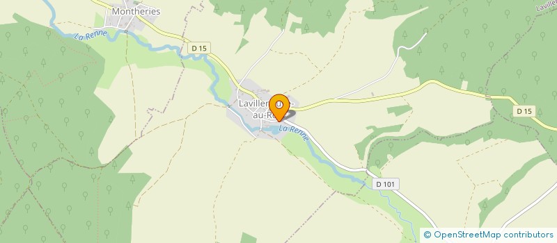 localisation de l'entreprise ASSOCIATION DE CHASSE DU RALLY DE BLINFEY à LAVILLENEUVE-AU-ROI