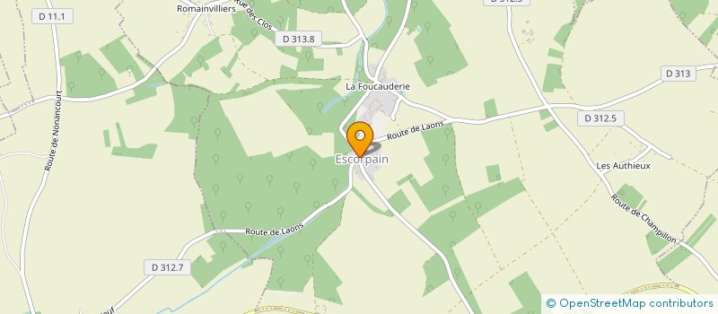 localisation de l'entreprise ASSOCIATION DE CHASSE ESCORPINOISE à ESCORPAIN