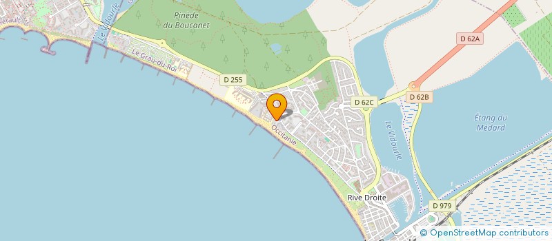 localisation de l'entreprise ASSOCIATION DE CHASSE ESPIGUETTE  LE GRAU DU ROI