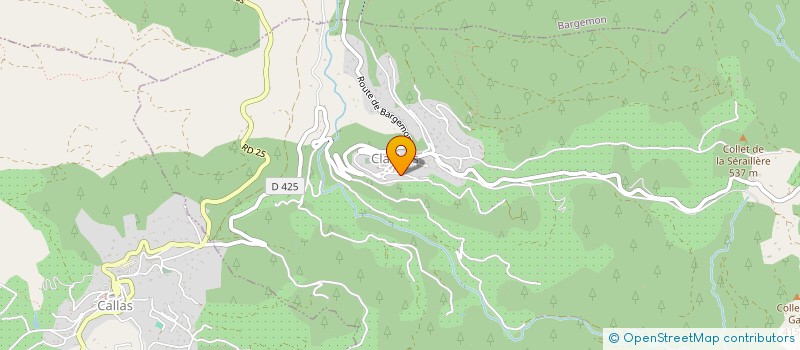 localisation de l'entreprise ASSOCIATION DE CHASSE LA CLAVESIENNE à CLAVIERS