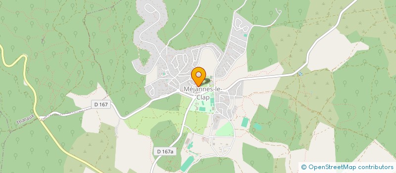 localisation de l'entreprise ASSOCIATION DE CHASSE LA DIANE DES AVENS  MEJANNES-LE-CLAP