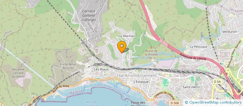 localisation de l'entreprise ASSOCIATION DE CHASSE LA MYRTHE à MARSEILLE
