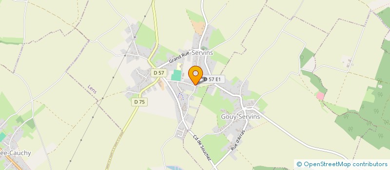 localisation de l'entreprise ASSOCIATION DE CHASSE LA SAINT HUBERT DE SERVINS  SERVINS