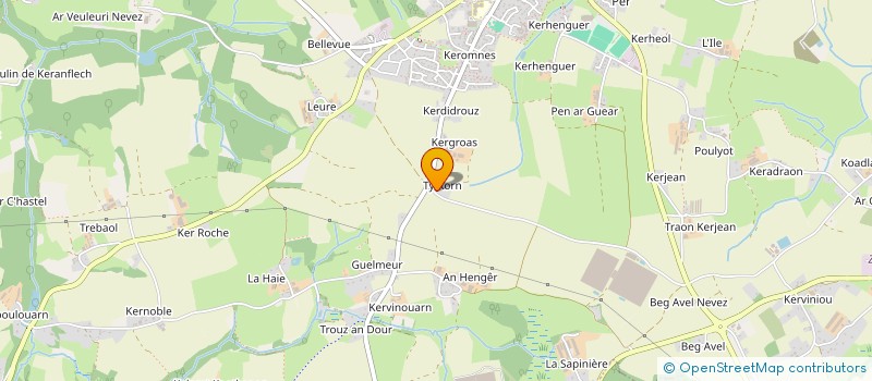 localisation de l'entreprise ASSOCIATION DE CHASSE LA VIGILANTE DE MILIZAC-GUIPRONVEL  MILIZAC-GUIPRONVEL