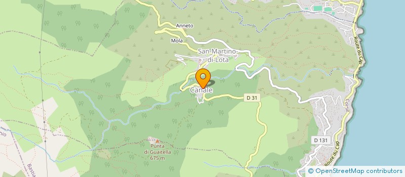 localisation de l'entreprise ASSOCIATION DE CHASSE LECCIA SOLA à SAN-MARTINO-DI-LOTA