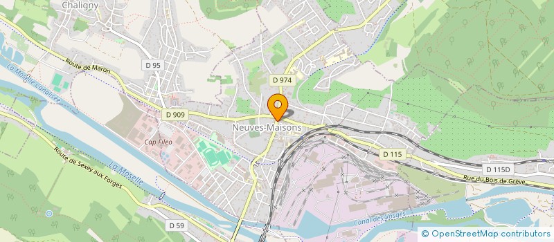 localisation de l'entreprise ASSOCIATION DE CHASSE LES TRAQUEURS  NEUVES MAISONS