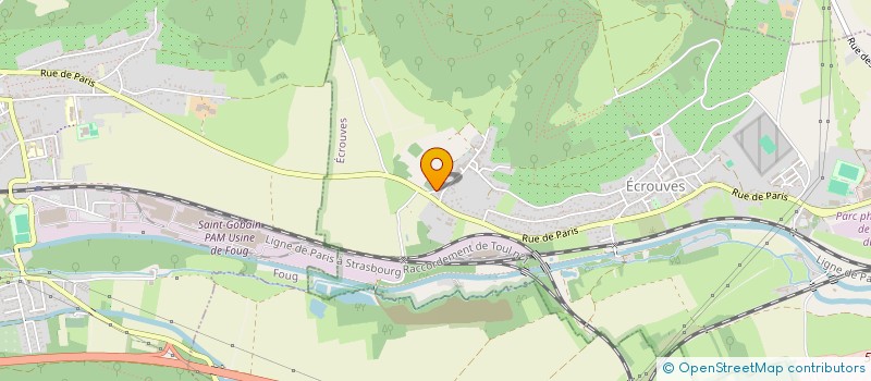 localisation de l'entreprise ASSOCIATION DE CHASSE MILITAIRE DES FORTS  ECROUVES