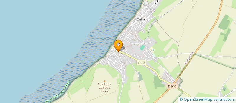 localisation de l'entreprise ASSOCIATION DE CHASSE SUR LE DOMAINE PUBLIC MARITIME LITTORAL PICARD SUD  AULT