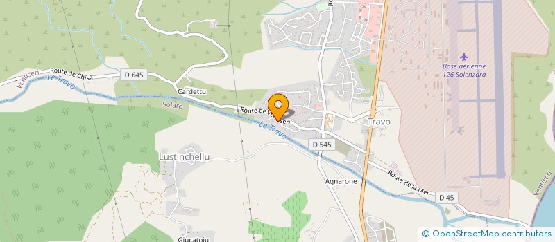 localisation de l'entreprise ASSOCIATION DE CHASSE U CASTELLU à VENTISERI