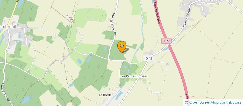 localisation de l'entreprise ASSOCIATION DE CHASSEURS DE FORET à VIMORY