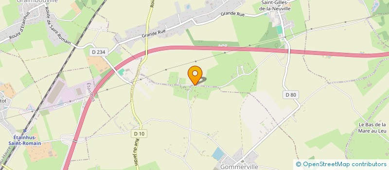 localisation de l'entreprise ASSOCIATION DE CHASSEURS DES BOSQUETS DE GOMMERVILLE - ACBG  GOMMERVILLE