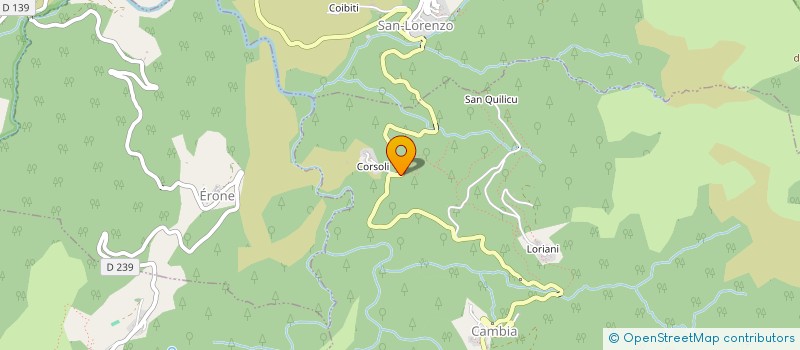 localisation de l'entreprise ASSOCIATION DE CHEVAUX NES ET ELEVES EN CORSE à CAMBIA