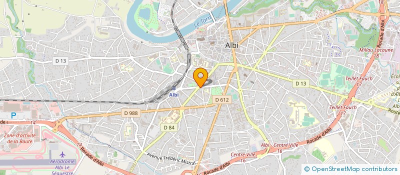 localisation de l'entreprise ASSOCIATION DE COMMERCANTS TOUS ENSEMBLE COTE FAC à ALBI