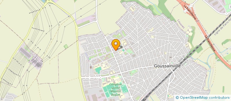 localisation de l'entreprise ASSOCIATION DE CONSEIL D'ECHANGE ET DE FORMATION  GOUSSAINVILLE