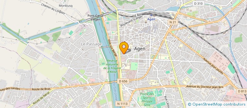 localisation de l'entreprise ASSOCIATION DE CONTROLE JUDICIAIRE MEDIATION - AIDE AUX VICTIMES 47 à AGEN