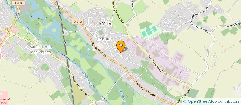 localisation de l'entreprise ASSOCIATION DE CONVIVIALITE ET DE LOISIRS D'AMILLY à AMILLY
