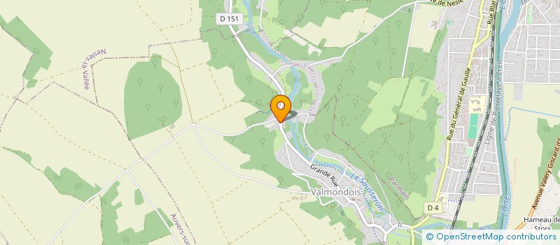 localisation de l'entreprise ASSOCIATION DE COOPERATION INTERNATIONALE POUR LA FORMATION EN HYDROLOGIE  VALMONDOIS