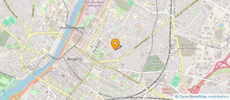 localisation de l'entreprise ASSOCIATION DE COOPERATION SPORTIVE AVEC L'AFRIQUE ET BAMAKO  ANGERS