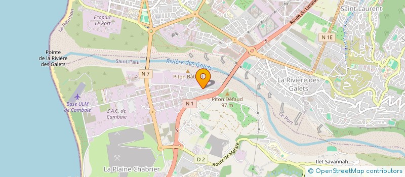 localisation de l'entreprise ASSOCIATION DE COORDINATION DU BASSIN NORD OUEST  SAINT-PAUL