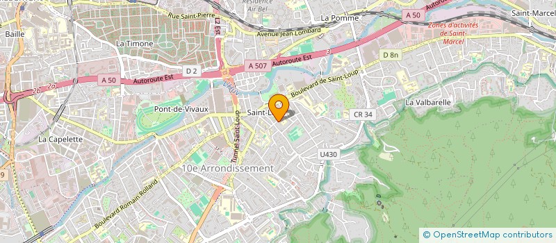 localisation de l'entreprise ASSOCIATION DE COORDINATION DU SPORT ET DES ARTS POUR L'INCLUSION SOCIALE à MARSEILLE