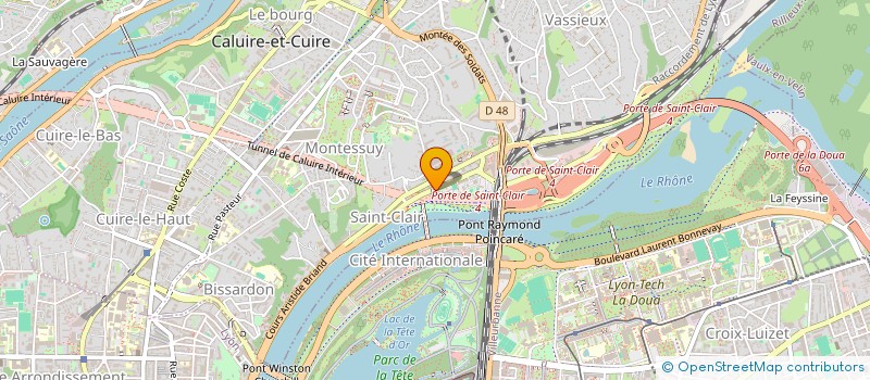 localisation de l'entreprise ASSOCIATION DE COORDINATION U.S.E.P CALUIRE  CALUIRE-ET-CUIRE