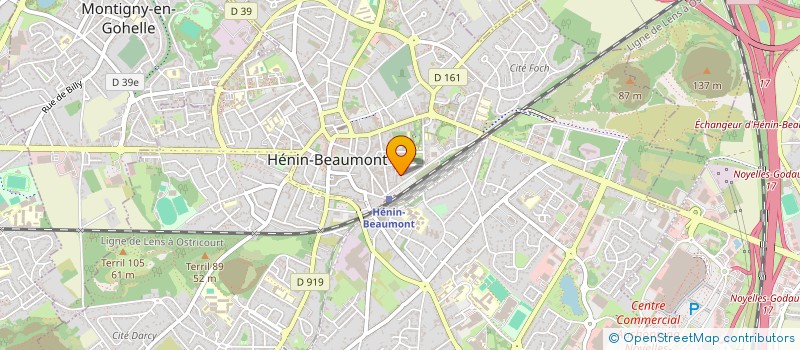 localisation de l'entreprise ASSOCIATION DE COORDINATION USEP DE LA CIRCONSCRIPTION D HENIN BEAUMONT à HENIN-BEAUMONT